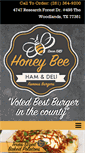 Mobile Screenshot of honeybeehamthewoodlands.com